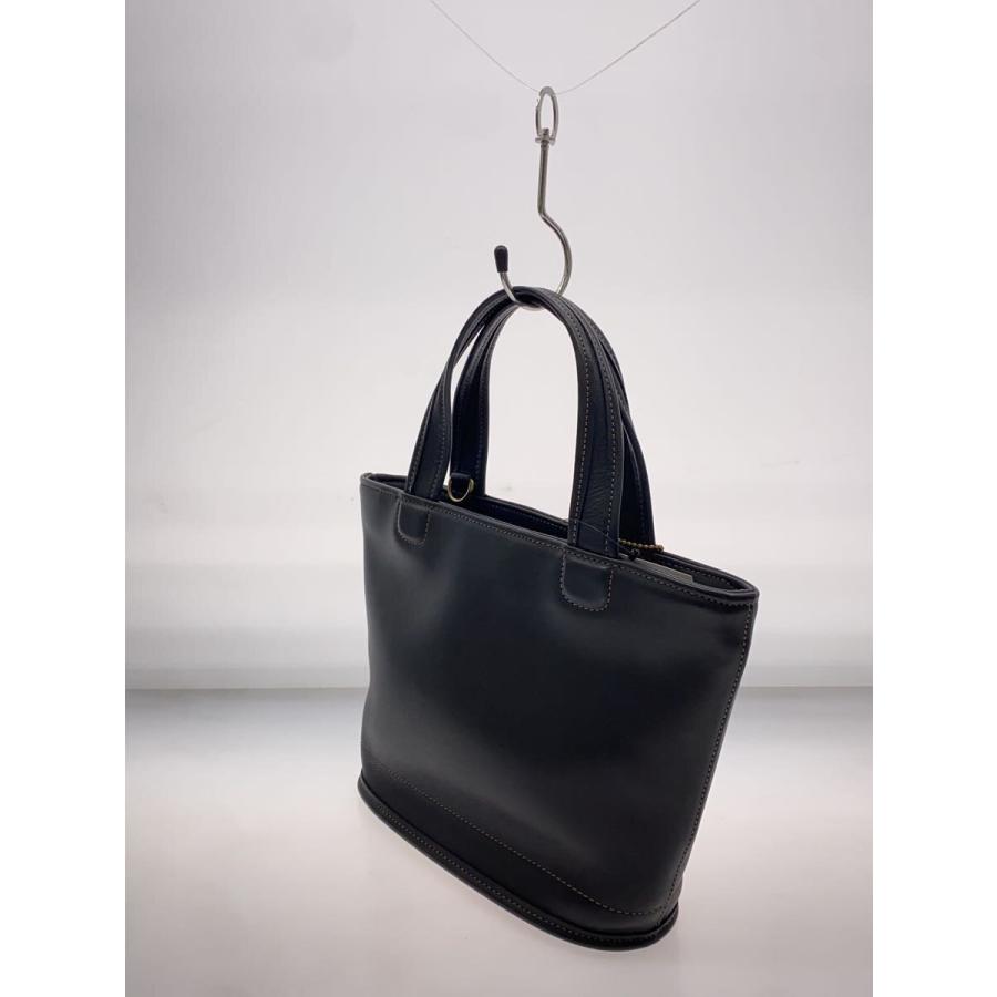 COACH◇オールドコーチ/9301/ハンドバッグ/レザー/BLK : セカンド