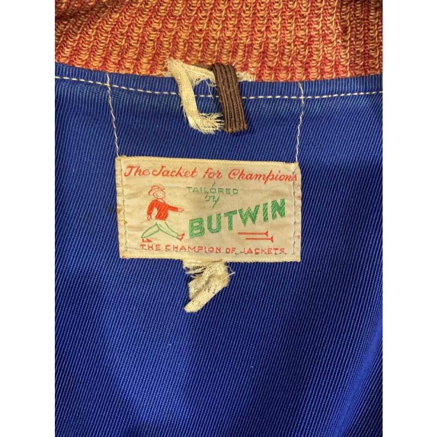 BUTWIN◇Vintage/50s/Lettered Jacket/ボタスタ/スタジャン/SIZE