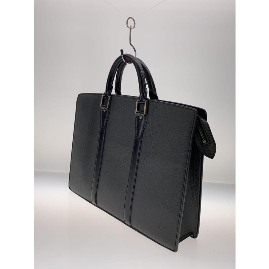 LOUIS VUITTON◇ポルト・ドキュマン・ロザン_タイガ/--/BLK : セカンド