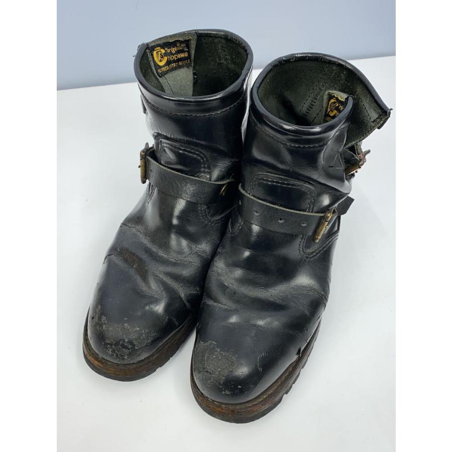 CHIPPEWA◇エンジニアブーツ/US8.5/BLK/レザー/99951 : セカンド