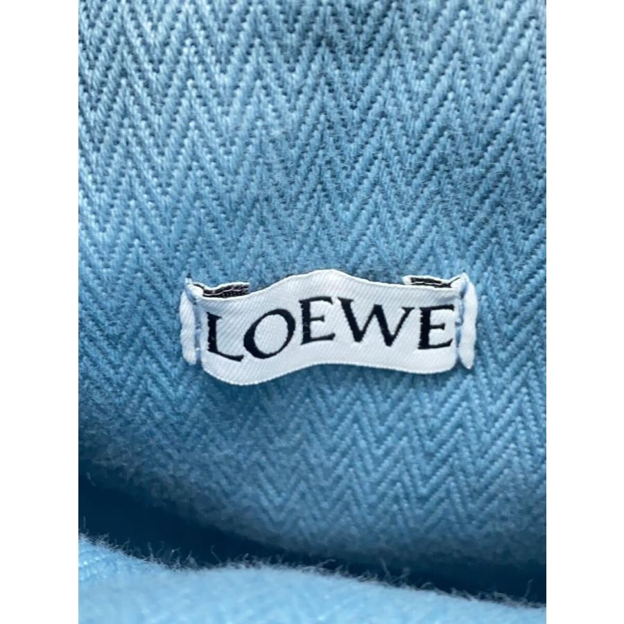 LOEWE◇アナグラムインフレーテッドポケットショルダーバッグ/--/BLU