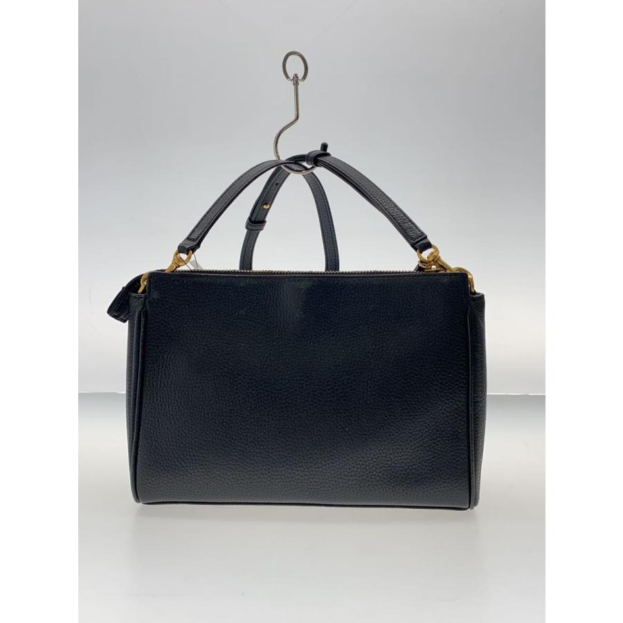 TORY BURCH◇ショルダーバッグ/レザー/BLK/10009171 : セカンド