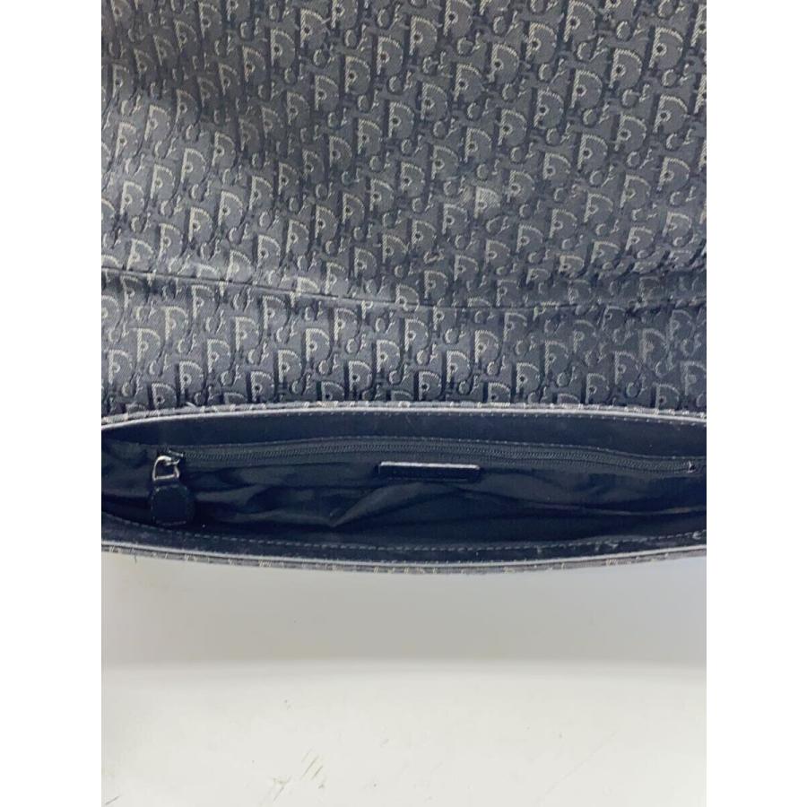 Christian Dior◇ストリートシック/ショルダーバッグ/レザー/BLK