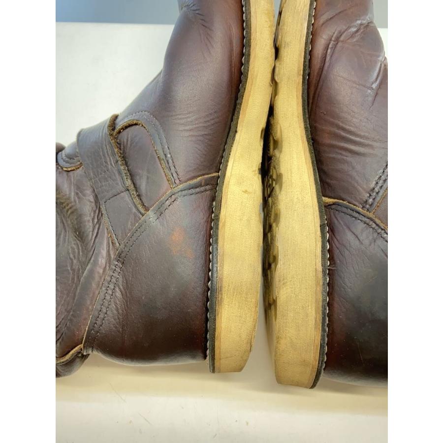 RED WING◇tmt別注/ソール減り/エンジニアブーツ/US9.5/BRW/レザー