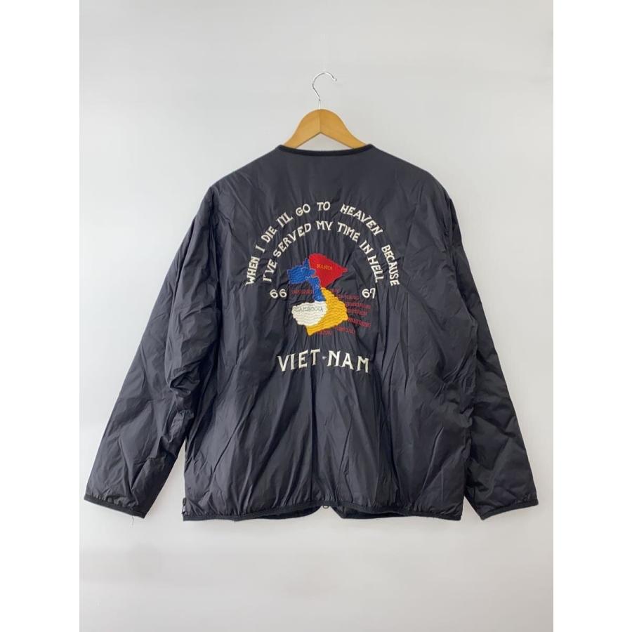 TAION◇beams lights別注/ベドジャン/ダウンジャケット/L/ナイロン/BLK