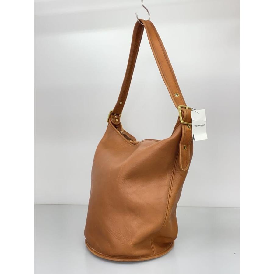 COACH◇オールドコーチ/バケツ大ショルダーバッグ/レザー/CML/9085