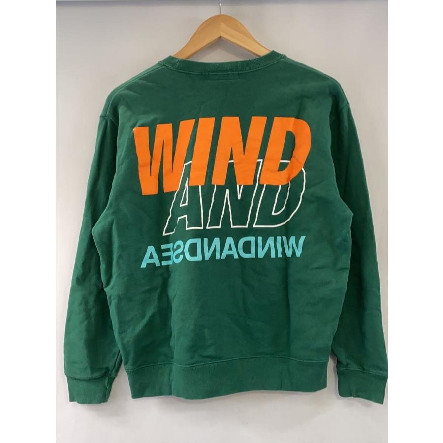 WIND AND SEA◇スウェット/S/コットン/GRN/無地 : セカンドストリート