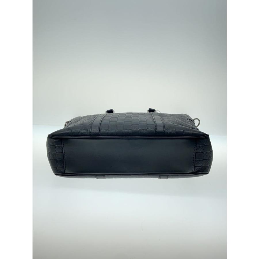 LOUIS VUITTON◇ネオ・タダオ_ダミエ・アンフィニ/レザー/BLK