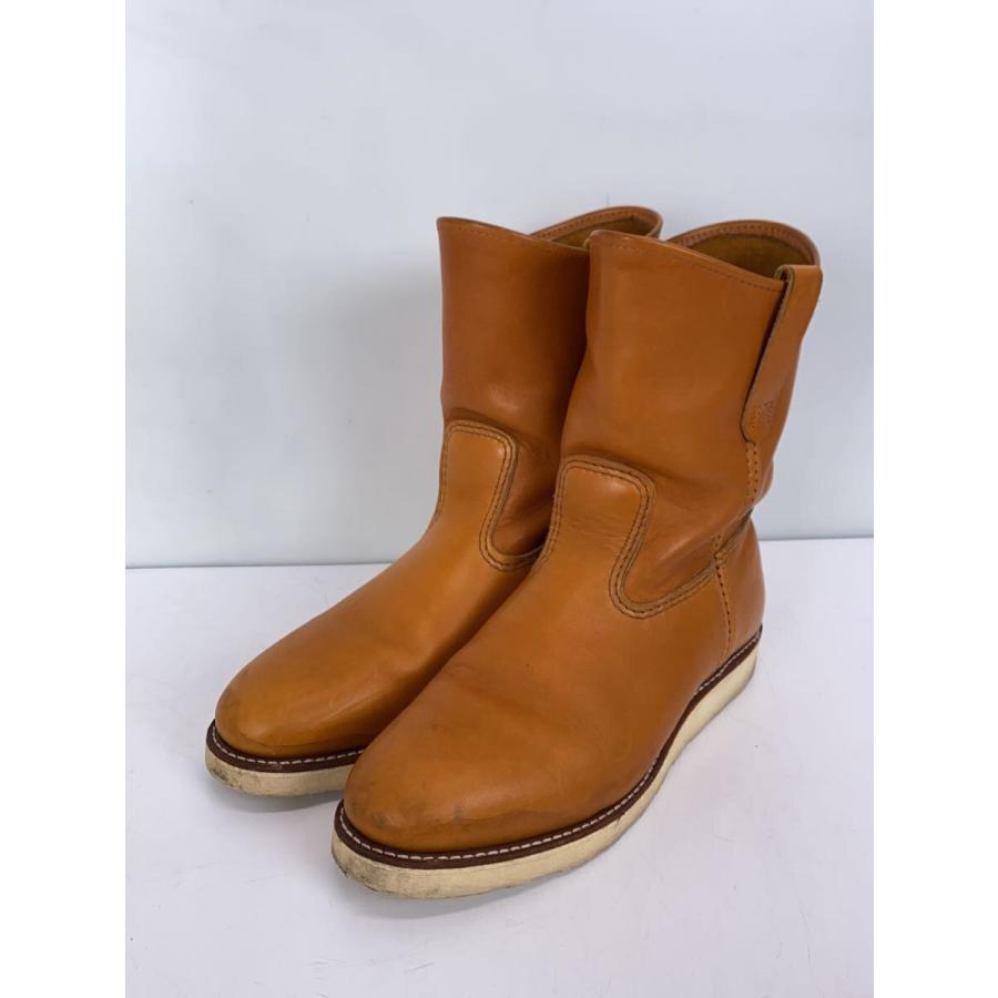 RED WING◇9inch PECOS BOOTS/ペコスブーツ/US9/キャメル/レザー/9866