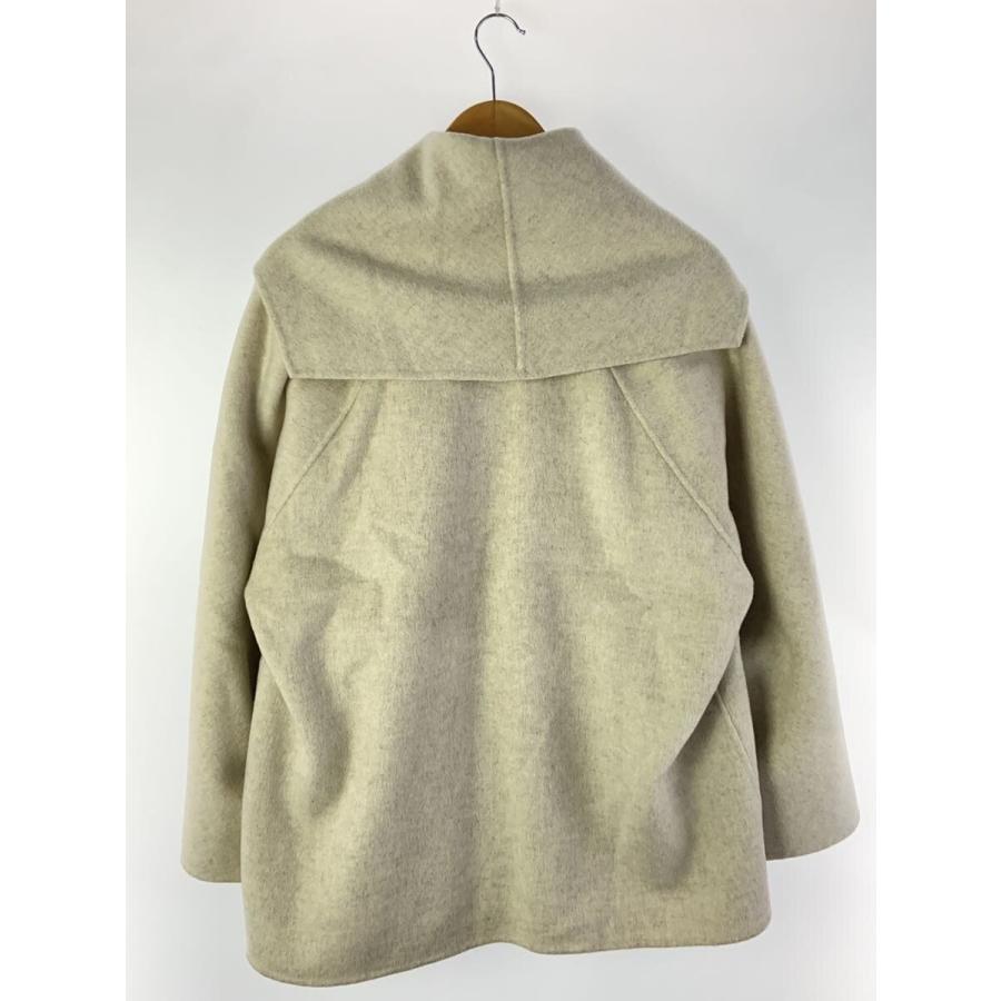 Plage◇24AW/ハミルトンDRAPE MIDDLEコート/36/ウール/生成/24-020-922