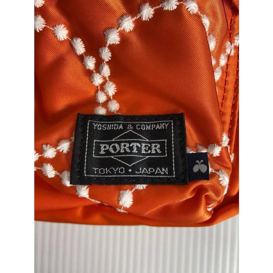 PORTER◇ショルダーバッグ/オレンジ/×mina perhonen : セカンド