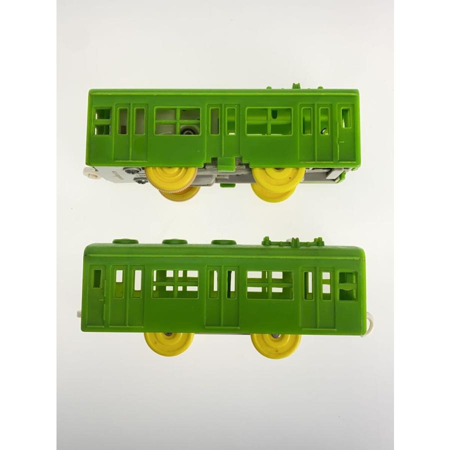 TOMY◇プラレール 日本製/EC07/電車(緑)/前スイッチ/緑成型 2両のみ