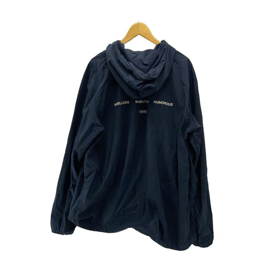 APPLEBUM◇アップルバム/パーカー/XL/ナイロン/無地/ネイビー