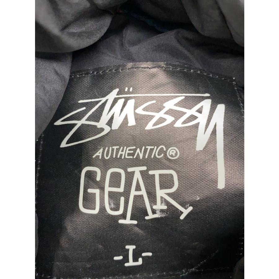 STUSSY◇ダウンジャケット/L/ポリエステル/GRN/チェック : セカンド