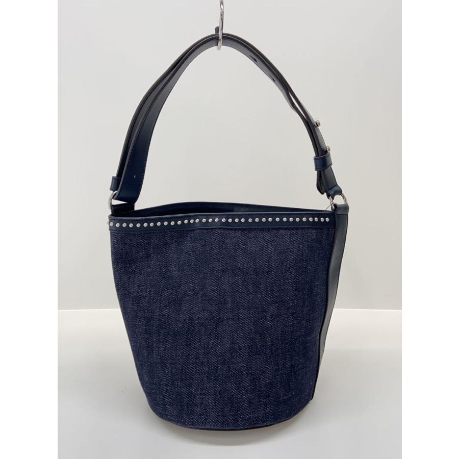 J&M DAVIDSON◇MINI JOY WITH STUDS/デニム×レザー/ショルダーバッグ