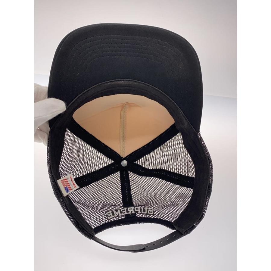 Supreme◇メッシュキャップ/FREE/ポリエステル/BLK/メンズ/anti hero