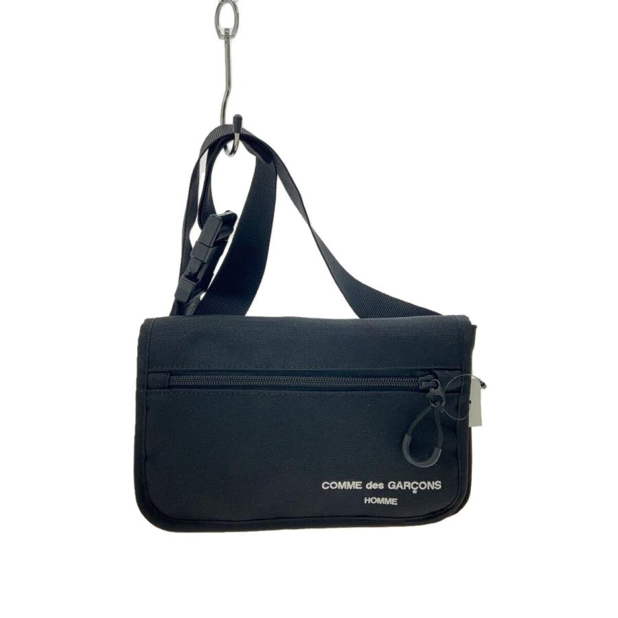 COMME des GARCONS HOMME◇ショルダーバッグ/ナイロン/ブラック/HN-K