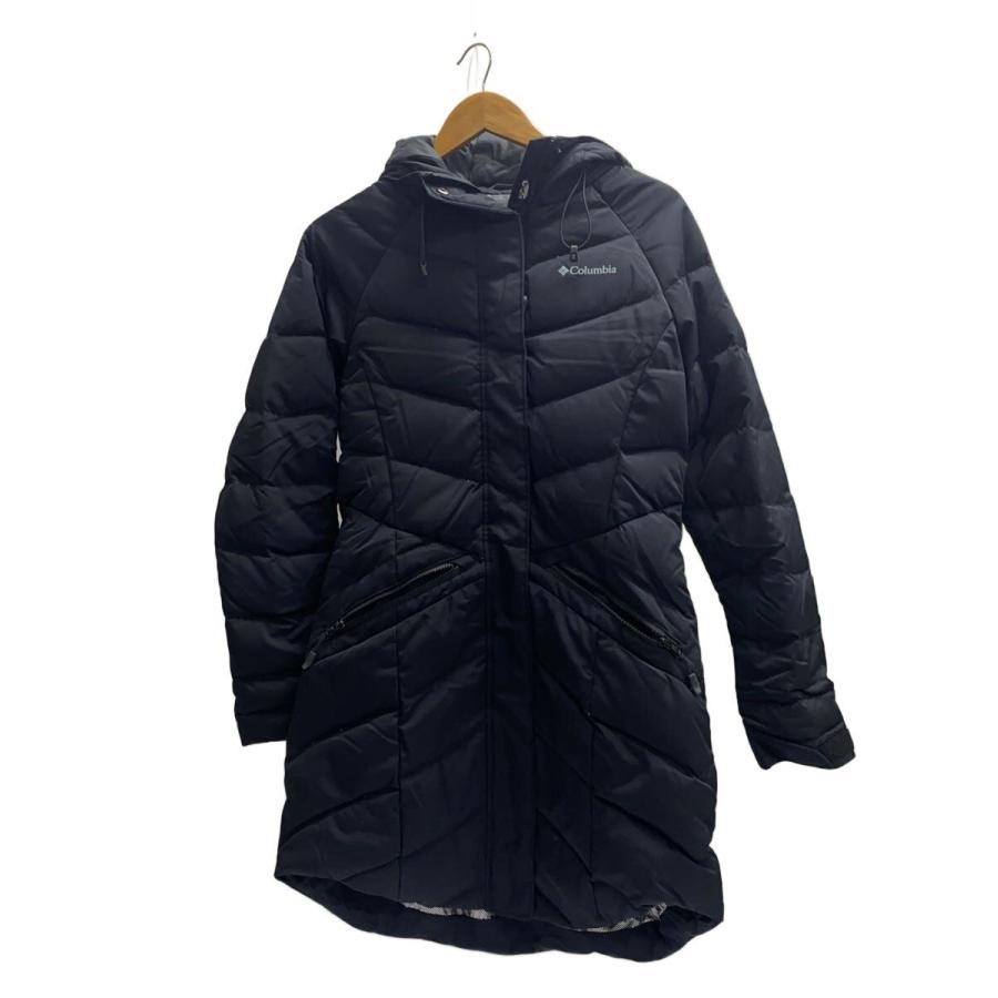 Columbia◇ロングダウンジャケット/XS/ナイロン/ブラック : セカンド