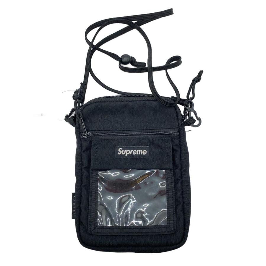 Supreme◇ポーチ/19ss/Cordura Utility Pouch/サコッシュ/BLK/無地