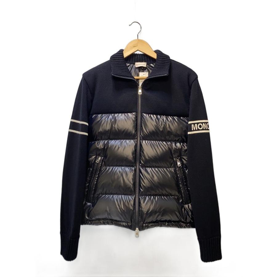 MONCLER◇ニットダウン/切替/ハンガー付/ダウンジャケット/M