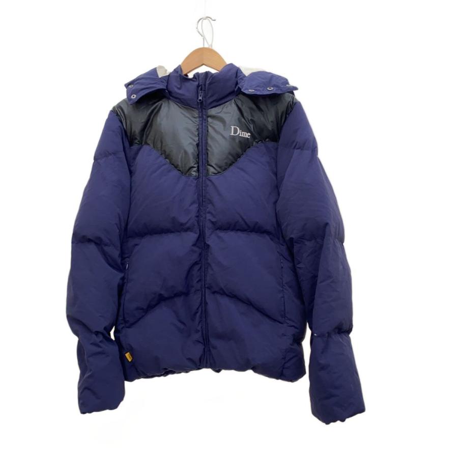 Dime◇ダウンジャケット/M/ナイロン/NVY/無地 : セカンドストリート