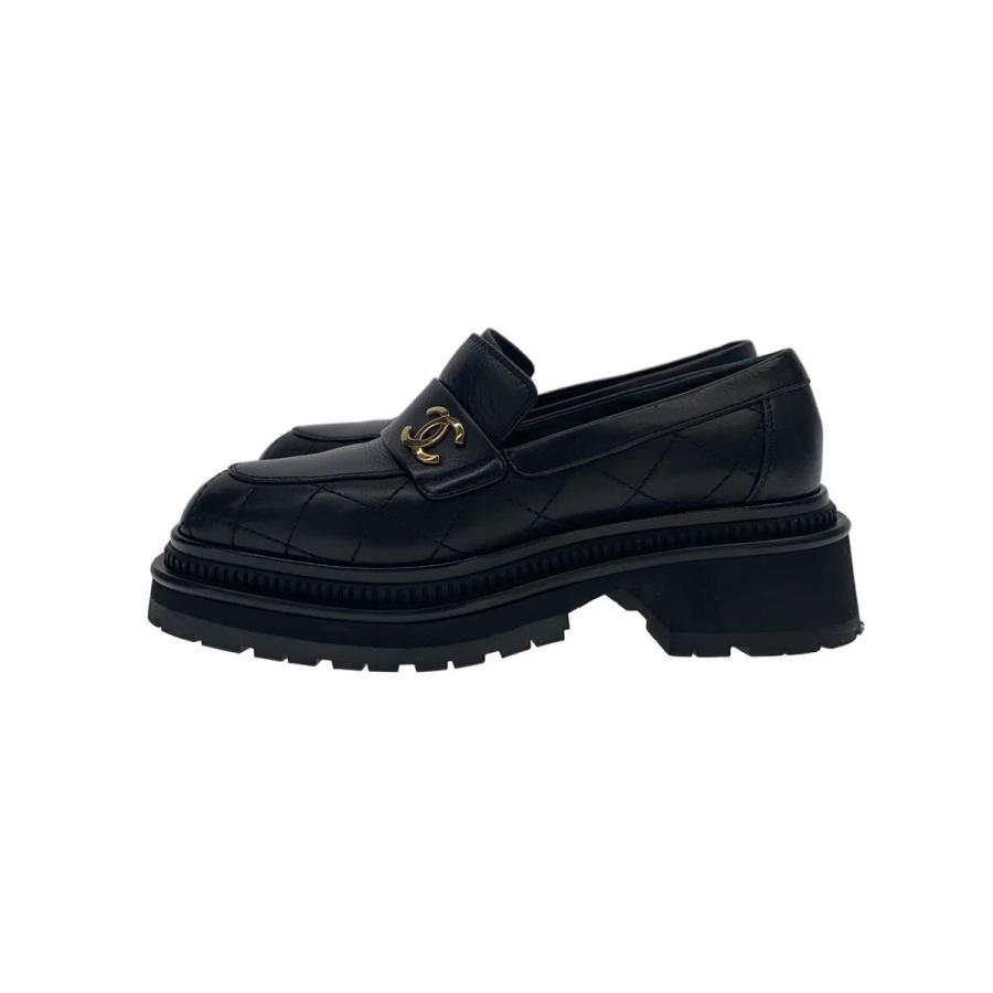 CHANEL◇ローファー/35/BLK/レザー/45074 : セカンドストリートYahoo