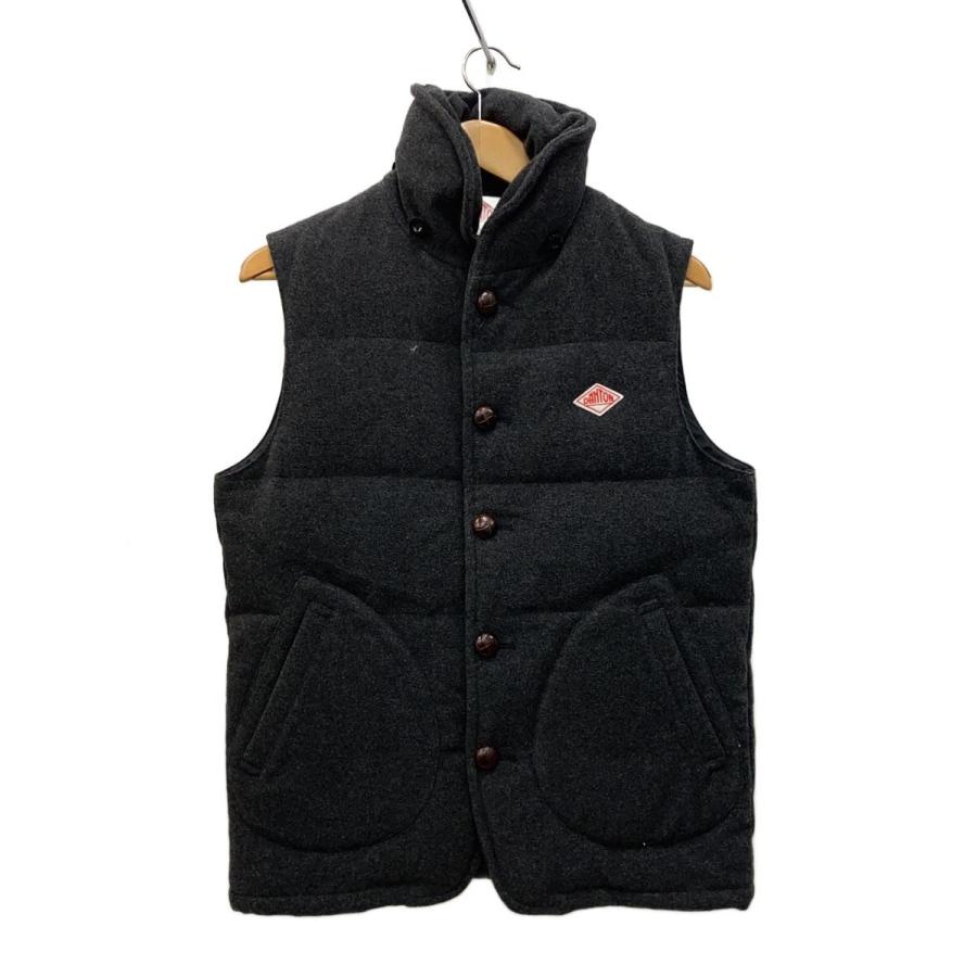 DANTON◇ダウンベスト/40/ウール/GRY/20A-FA-001/BEAMS別注/ウール