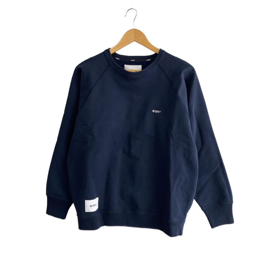 WTAPS◇スウェット/--/コットン/NVY/252ATDT-CSM05// : セカンド