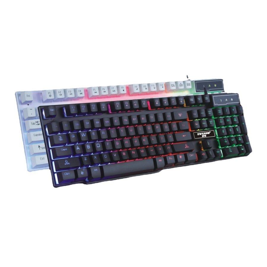 ゲーミングキーボード マウスセット 白 黒 有線 pc 安い コンバーター