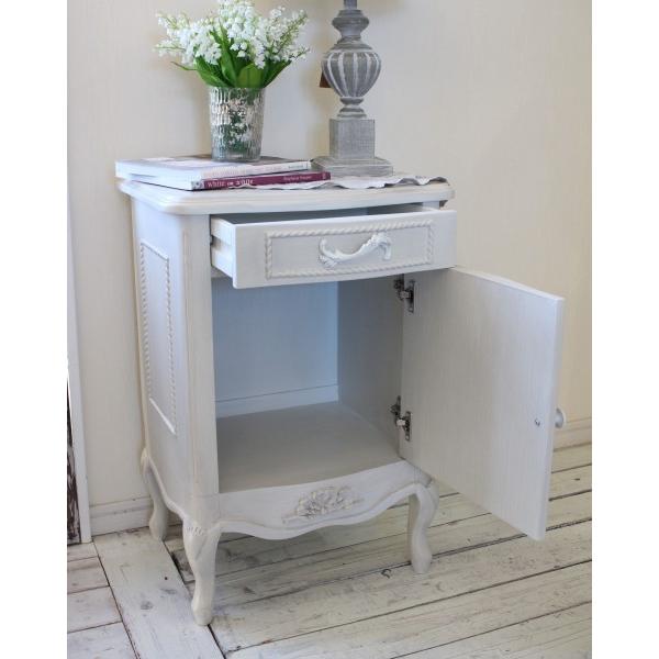 フランスアンティーク猫脚ベッドサイドキャビネット/ナイトテーブル机