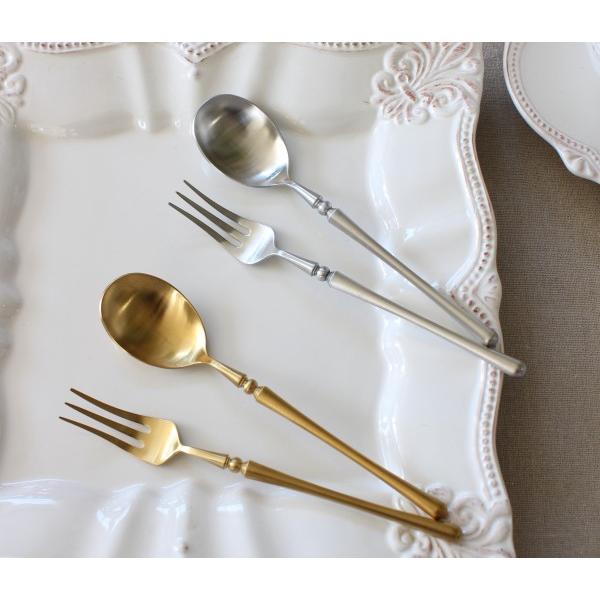 PARIS デザートカトラリー シルバー ケーキフォーク ティースプーン