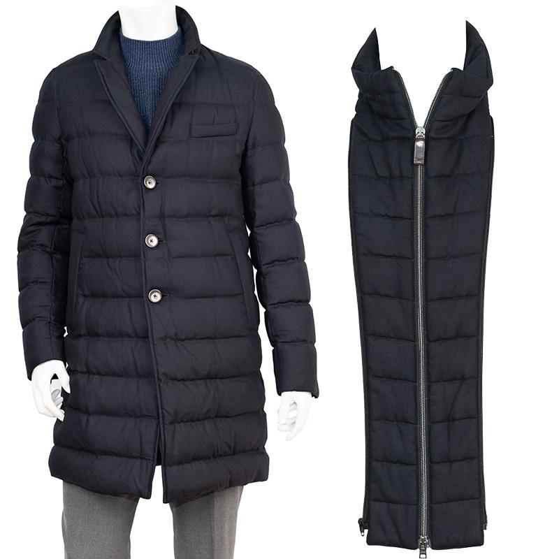 HERNO（ヘルノ） レイヤードダウンジャケット ブラック チェスター