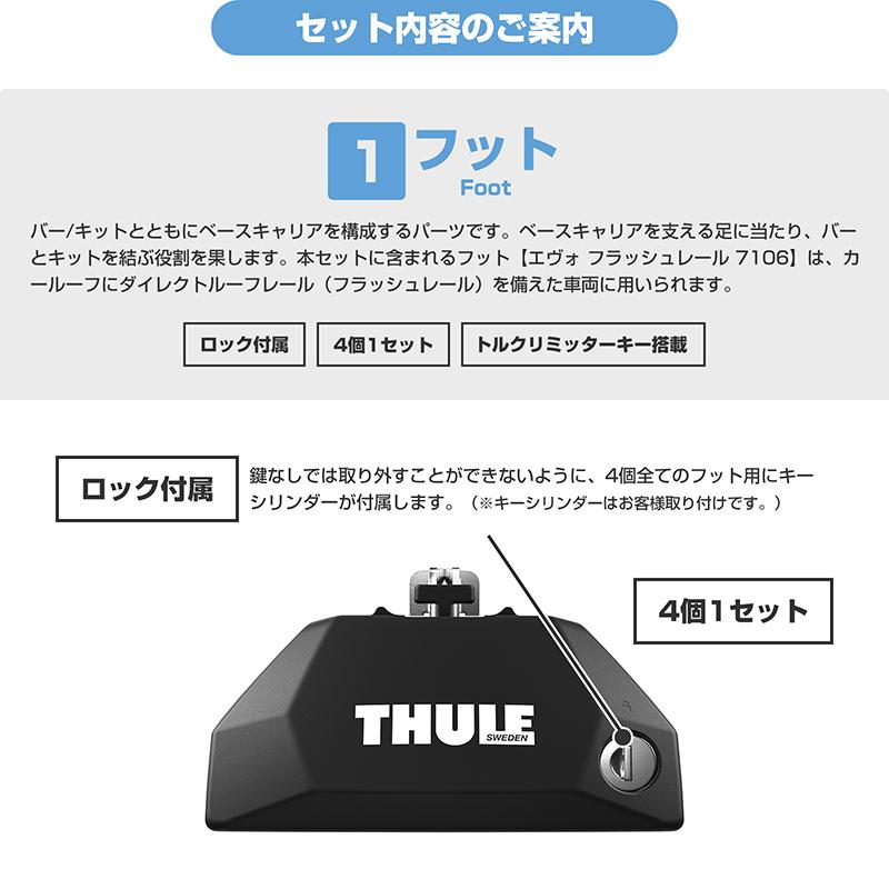 THULE スーリー レガシィ・アウトバック（BS9）専用ベースキャリア
