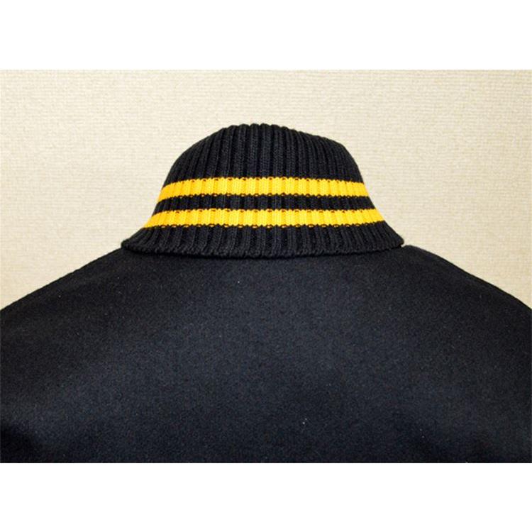 DeLong（デロング） ネイビー/ナチュラル 無地 スタジャン : stajum