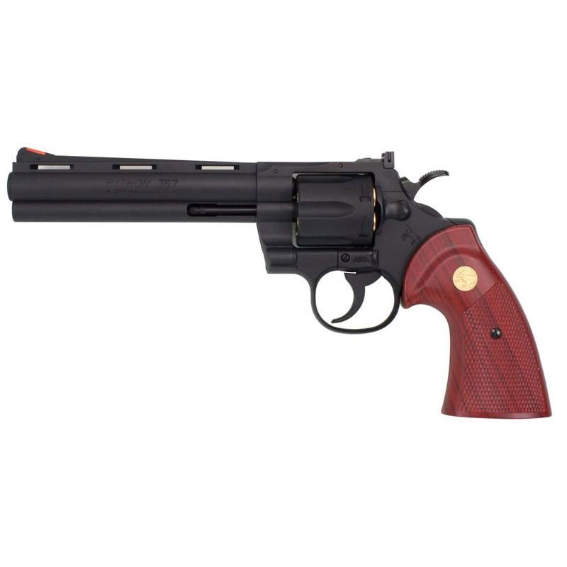 クラウンモデル コルト パイソン 6インチ ブラック 18才以上用ガス