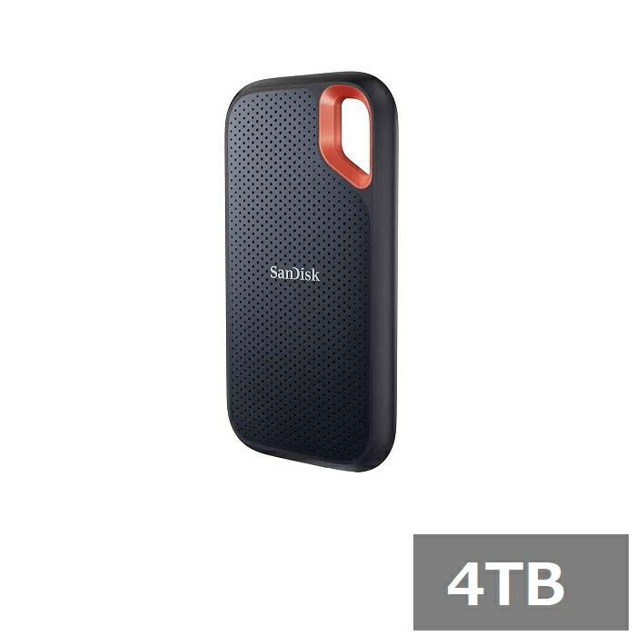 サンディスク SSD 4TB 外付SSD SDSSDE61-4T00-G25 Extreme Portable