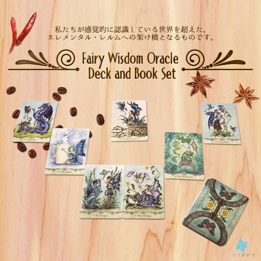 フェアリー ウィズダム オラクル デッキ 日本語解説書付き オラクル