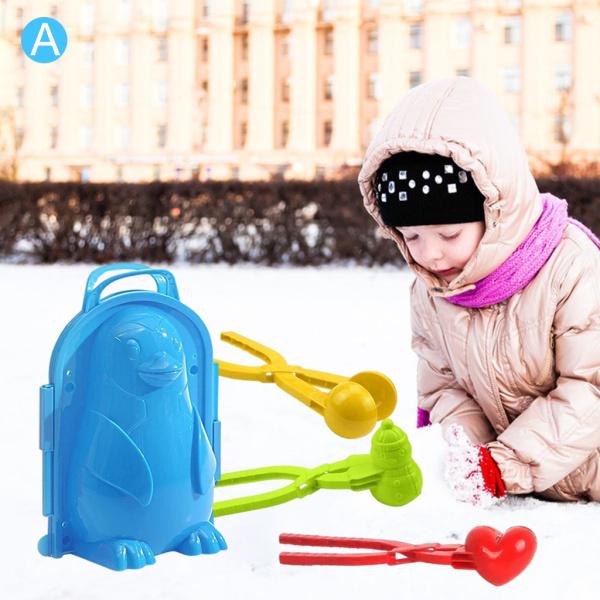 雪遊びセット 4点セット 雪玉製造器 雪玉作り 砂のボール 雪合戦