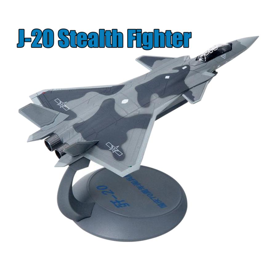 中国J-20ステルス戦闘機航空機1/144スケールモデル航空玩具装飾品