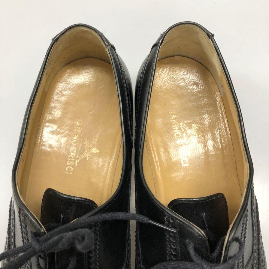 タニノクリスチー レースアップシューズ ウィングチップ ブラック