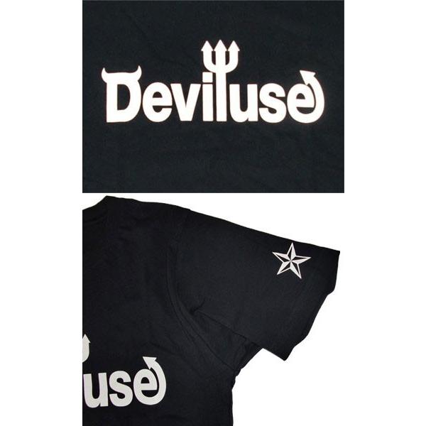 再入荷！デビルユース DEVILUSE tシャツ LOGO SS Tshirts Black ロゴ