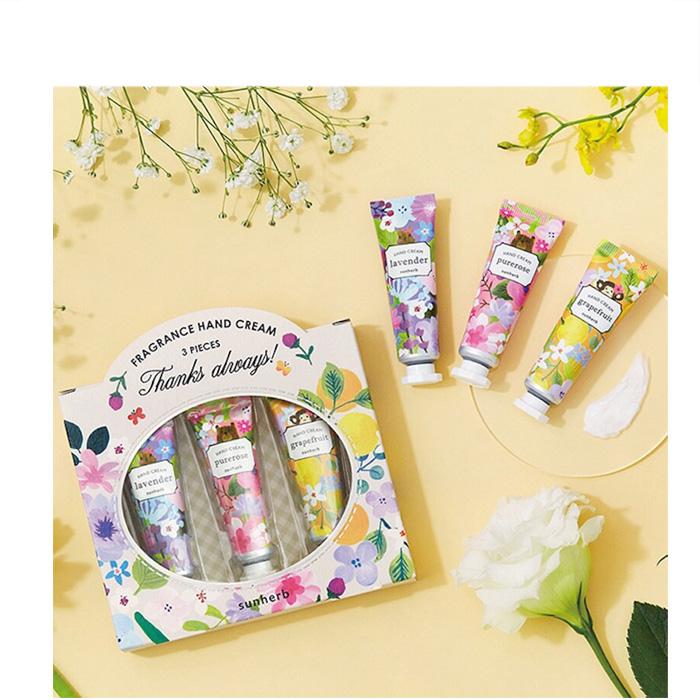 プチギフト サンハーブ ハンドクリーム 3Pセット ギフトセット 誕生日