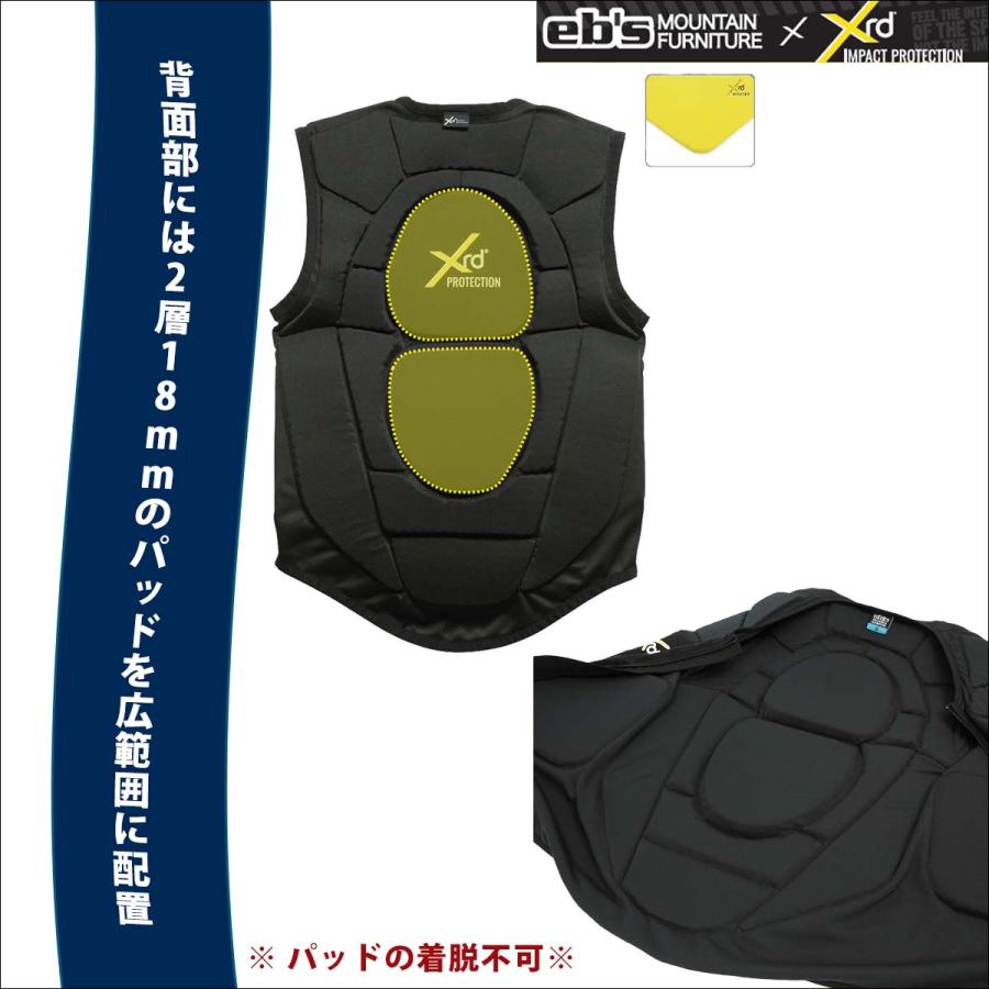 eb's（エビス） 25/26 スノー プロテクター ベスト 大人 スノボ スキー