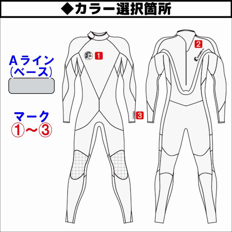 O'NEILL（オニール） 23-24 O'NEILL セミドライ サーフィン バック