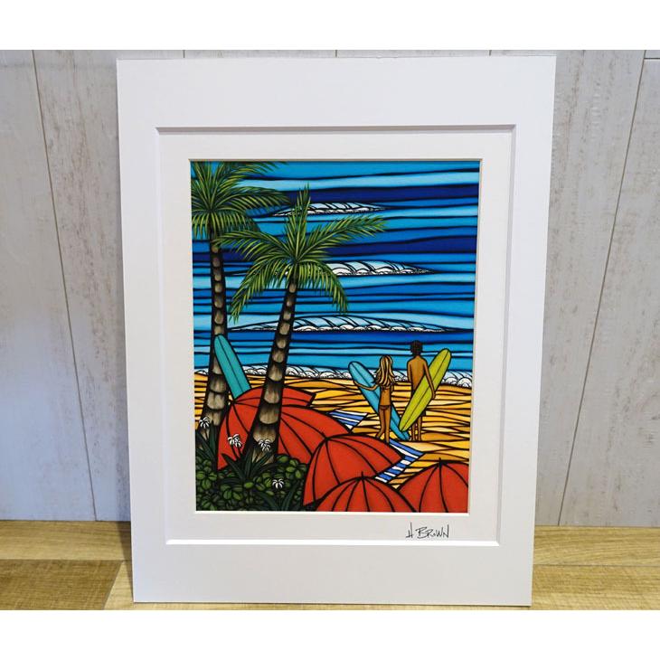 Heather Brown Art Japan ヘザーブラウン Fun in the Sun Print MATTED
