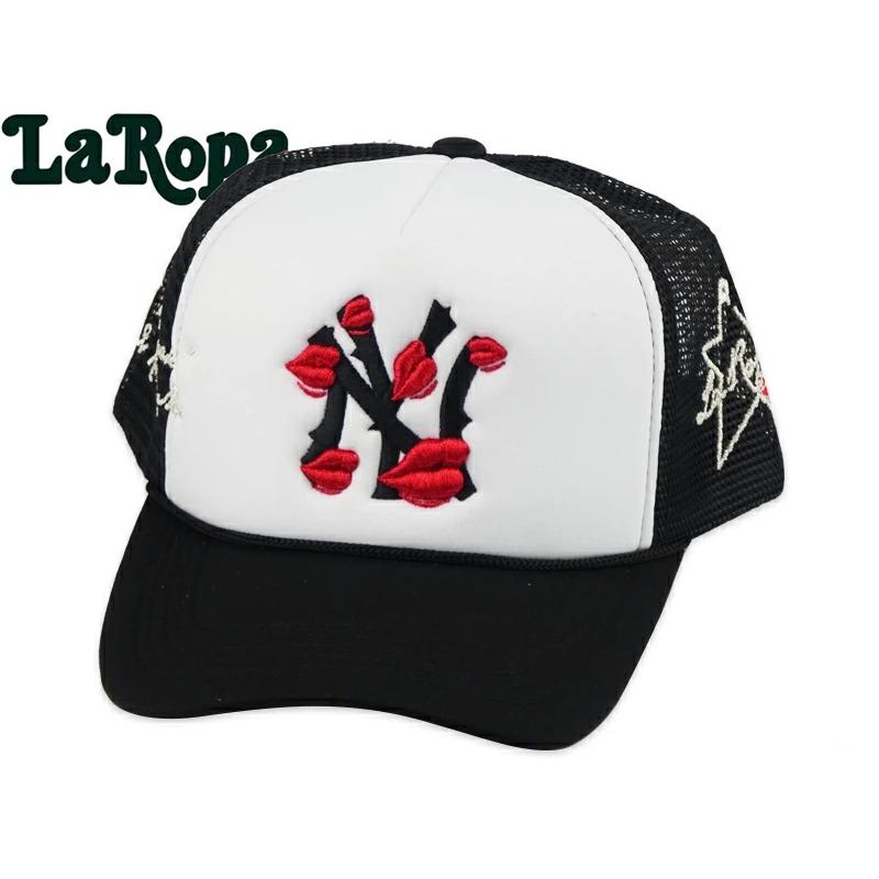 LA ROPA Life ラロパ SIGNATURE 'NY'TRUCKER HAT WHITE/BLACK
