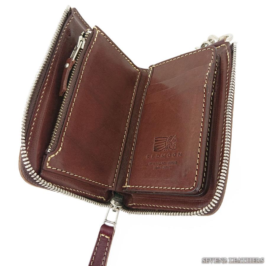 REDMOON（レッドムーン） 特別仕様 ミドルウォレット シルバー金具