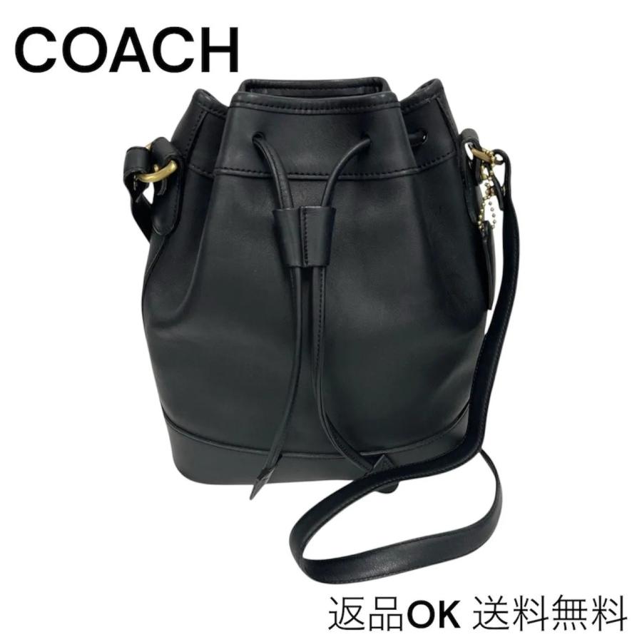 COACH（コーチ） 【返品OK】美品 オールドコーチ レザー 巾着