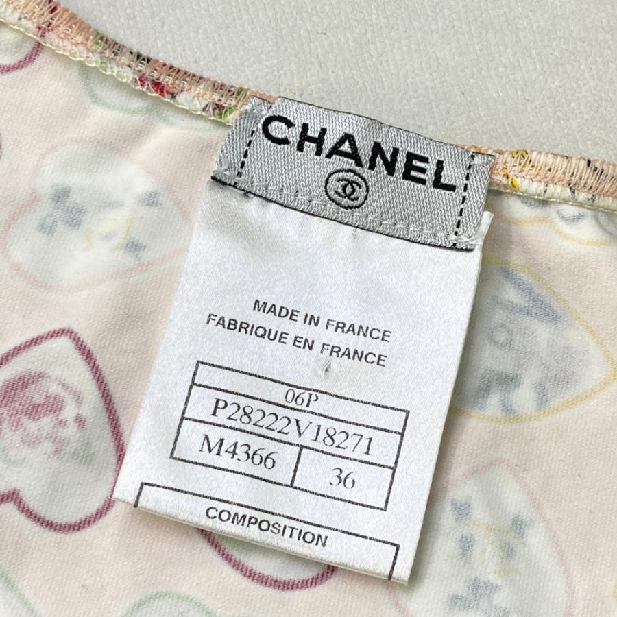 CHANEL（シャネル） P28222 キャミソール バレンタイン 総柄 ピンク系