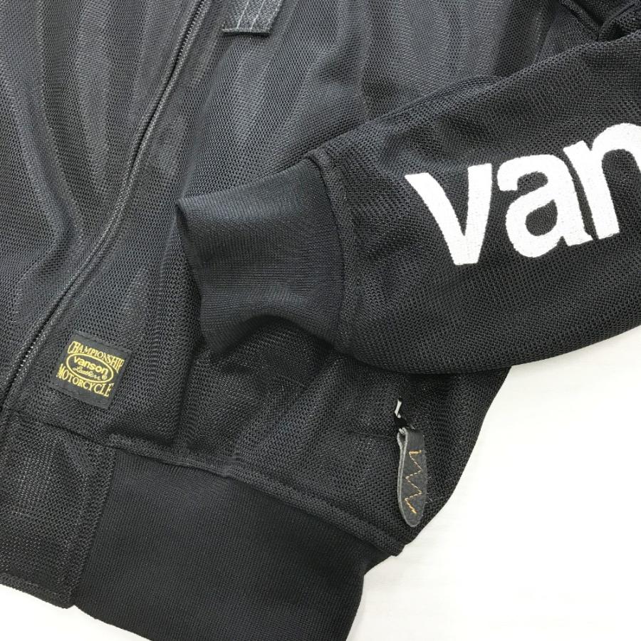 VANSON バンソン VS231S-BW メッシュジャケット ブラック系 L バイク